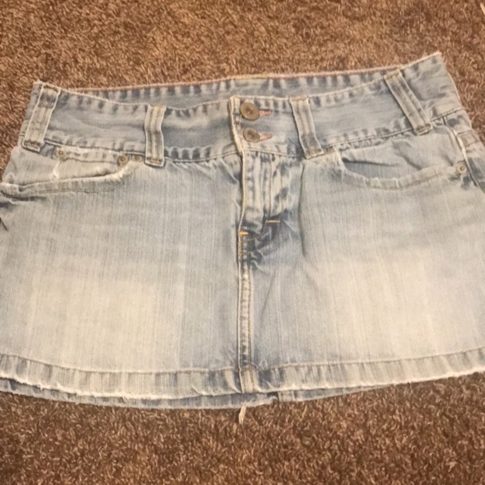 Woman’s mini skirt